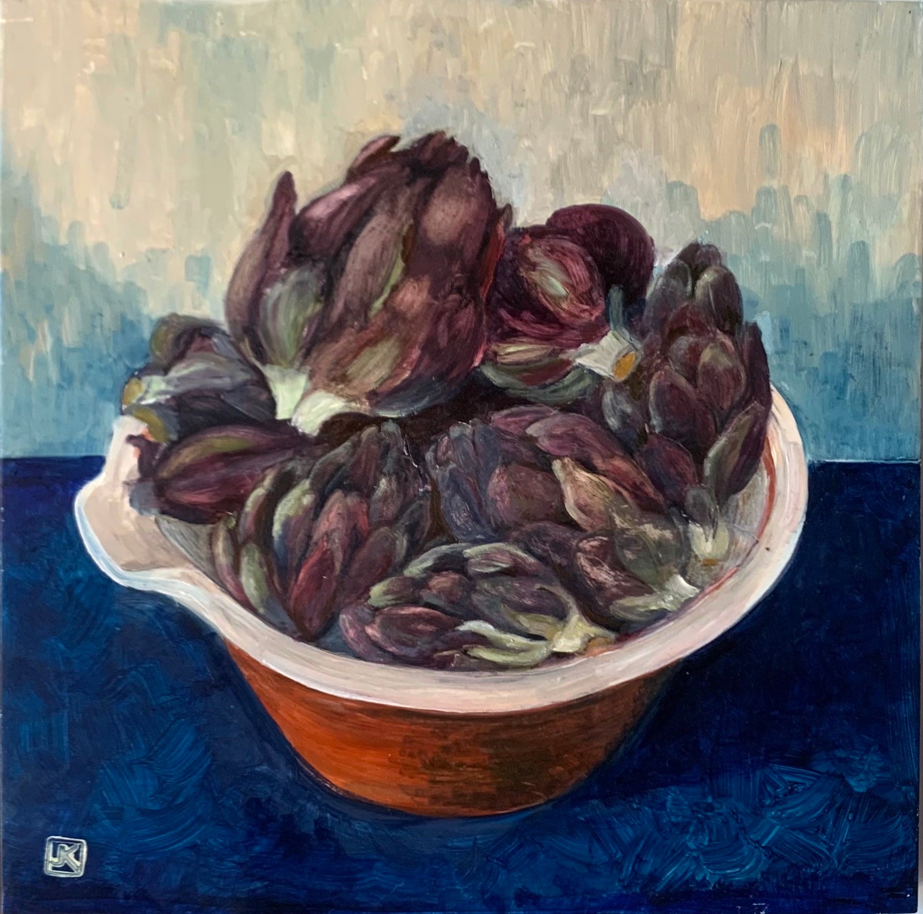 Artichokes in a bowl, 2024